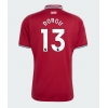 Camiseta Manchester United Patrick Dorgu #13 Primera Equipación Replica 2026-27 mangas cortas Camiseta Manchester United Patrick Dorgu #13 Primera Equipación Replica 2026-27 mangas cortas